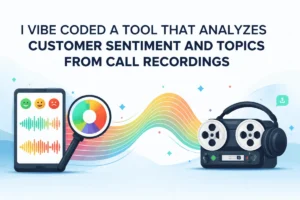 An AI That Analyzes Customer Sentiment and Topics from Call Recordings